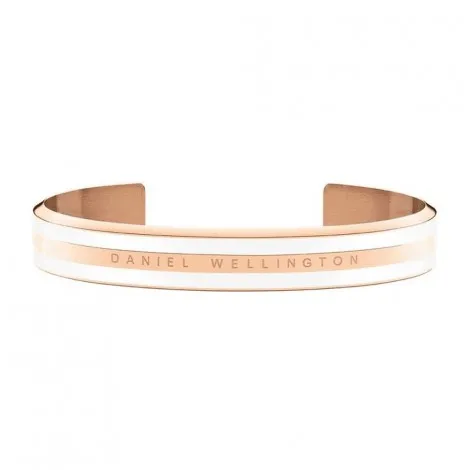 Bracciale Donna Daniel Wellington Classic Satin Bianco/Rose Mis.M DW00400005