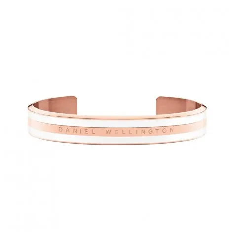 Bracciale Donna Daniel Wellington Classic Satin Bianco/Rose Mis.S DW00400007
