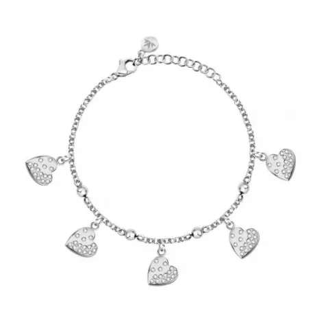 Bracciale Morellato Collezione Passioni Acciaio Cristalli SAUN11