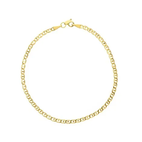 Bracciale Traversino Piatto Oro Giallo 9kt