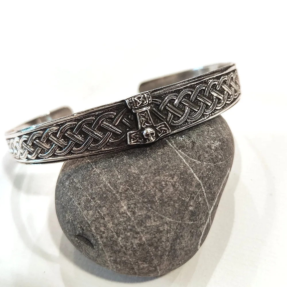 THOR Bracelet in 925 Silver – Celtic Bracelet with Thor’s Hammer