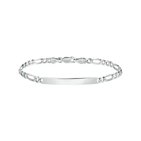 Bracciale Uomo Targa Argento