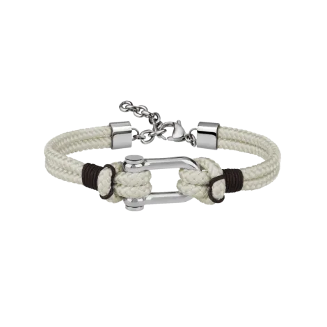 Bracciale Uomo Bianco Wired Corda Breil TJ2608