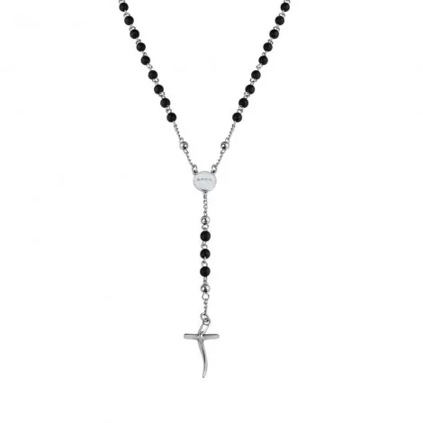 Breil Collana Uomo Code Onice Acciaio TJ2990