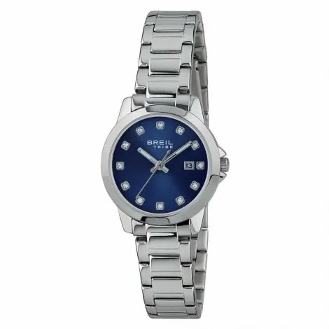Breil Orologio Donna Tribe Quadrante Blu 28mm Cristalli EW0409
