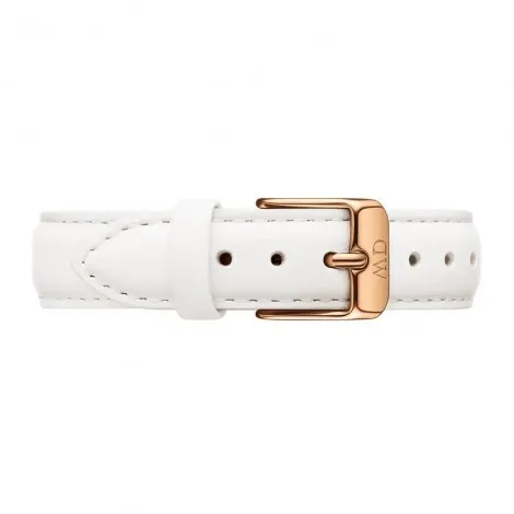 Cinturino Daniel Wellington Pelle Bianco Petite Bondi 14mm DW00200161
