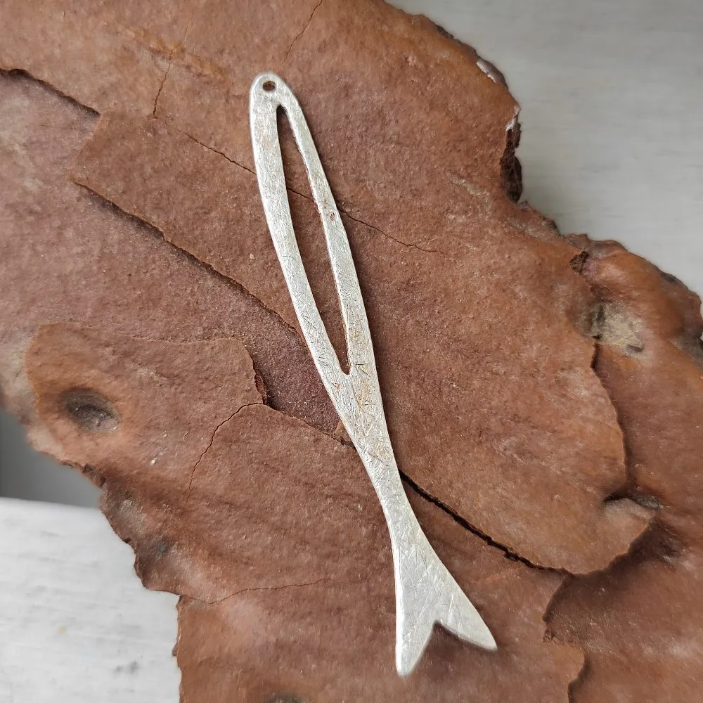 925 Silver Fish Pendant - THIDI