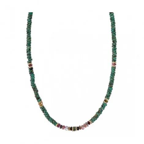Collana Alisia Ginevra Tourmaline Gold/Turchese AL1804