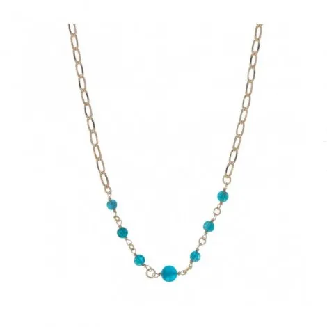 Collana Alisia Ocean Dorata/Azzurro AL2622