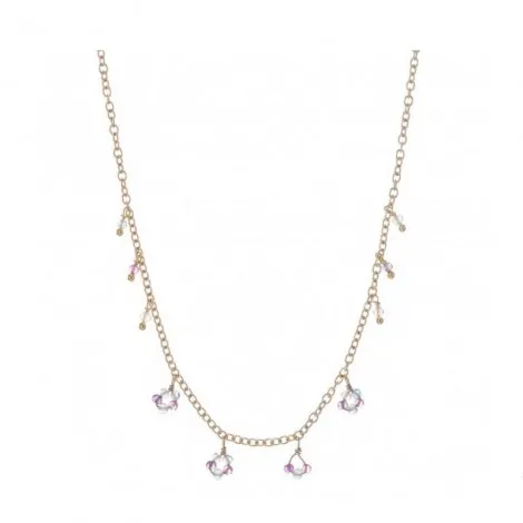 Collana Alisia Primula Precious Dorata/ Topazio Rosa AL2388