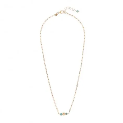 Collana Donna Alisia Argento 925 Dorata/Turchese AL2641