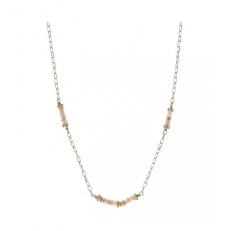 Collana Donna Alisia Helga Stones Argento 925 Dorata/Opale Rosa AL2341