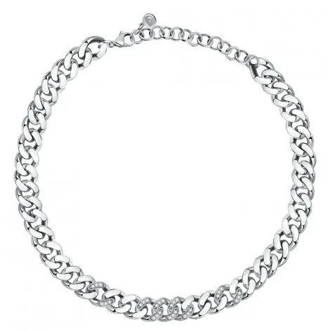 Collana Chiara Ferragni Donna Chain 38-7 cm Cristalli Silver J19AUW17