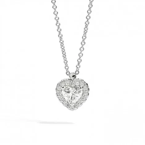 Collana Re Carlo Anniversary Love Oro Bianco 18 Kt Diamante