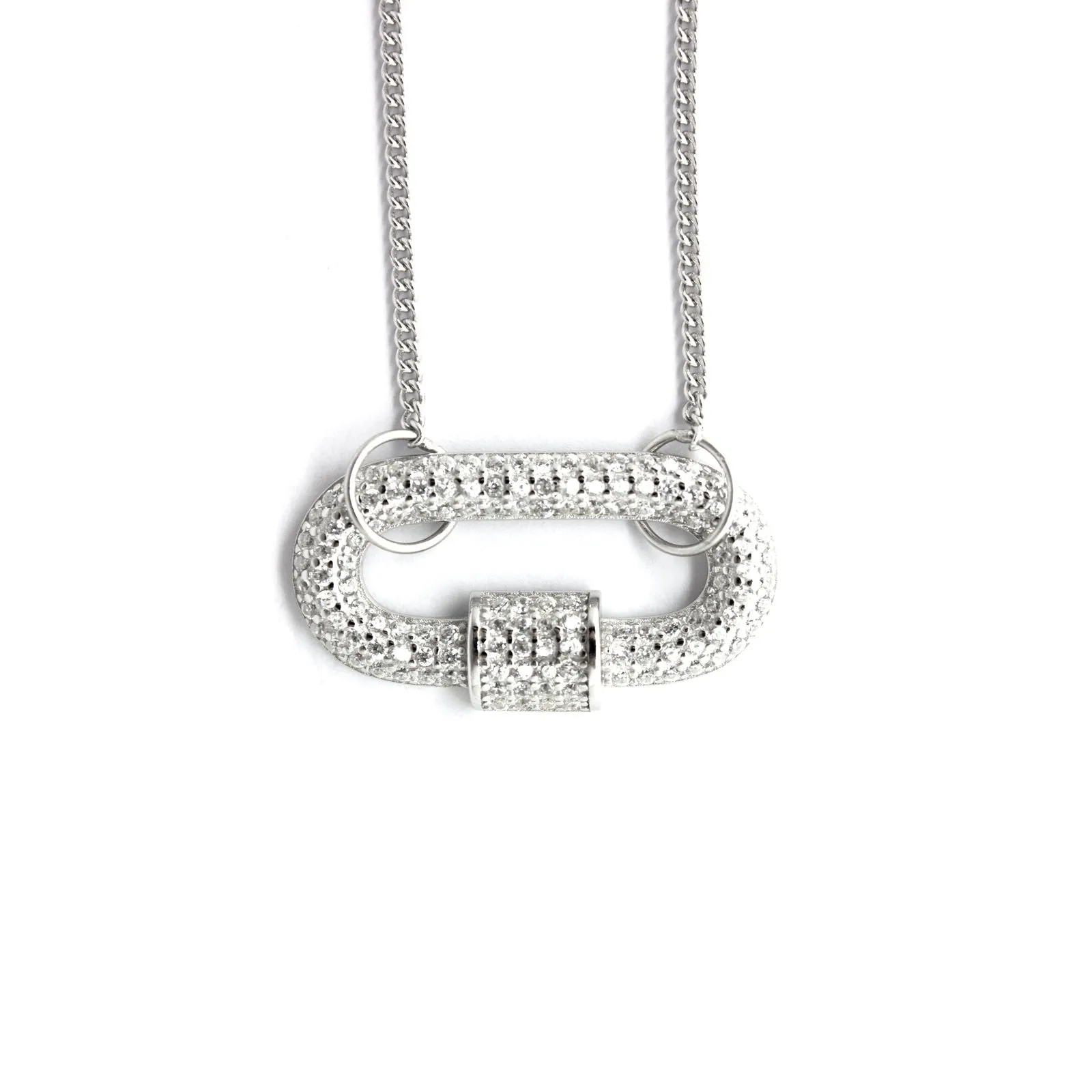 Collana Gancio Zirconato