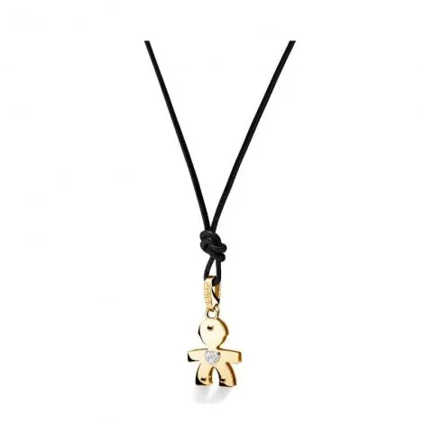 Collana Le Bebé Bimbo Oro Giallo 9kt Diamanti 0,03ct LBB060