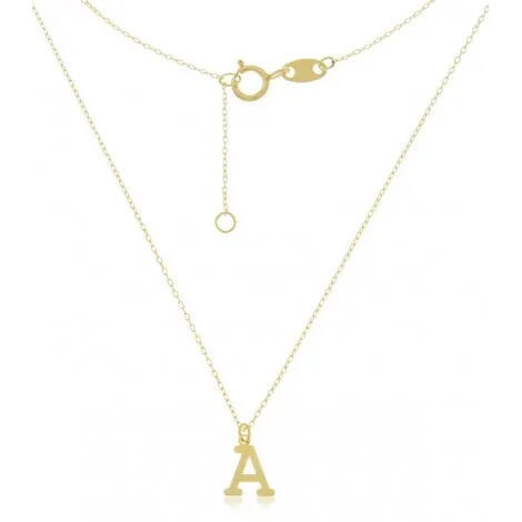 Collana Lettera Oro Giallo 9kt 9V/9GAG52798