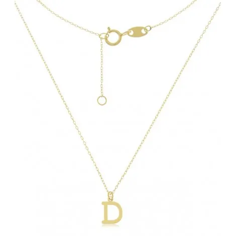 Collana Lettera D Oro Giallo 9kt 9V/9GAG52798