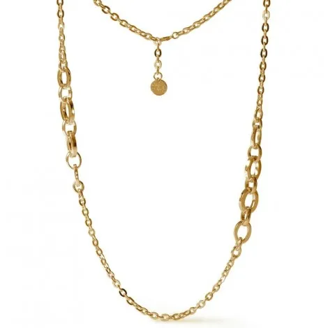 Unoaerre Fashion Jewellery Bronzo Dorato Lucido Collana Lunga Donna