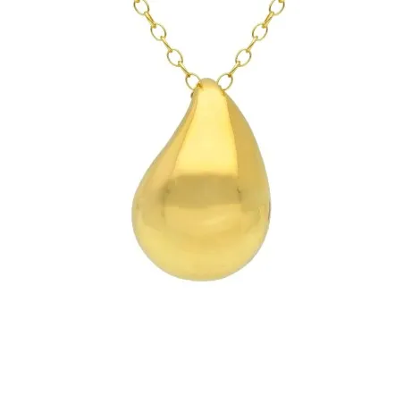 Collana Goccia Oro Giallo 18kt Grande