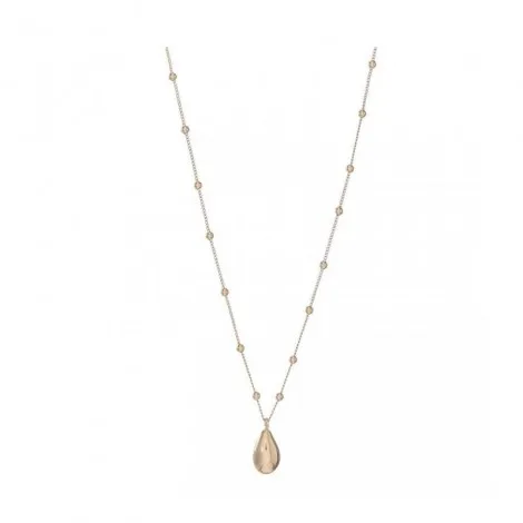 Collana Pendente Goccia Donna Alisia Golden Tear Argento 925 Dorata AL2714