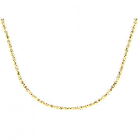 Collana Raggi Catena in Oro Giallo 9k Torchon