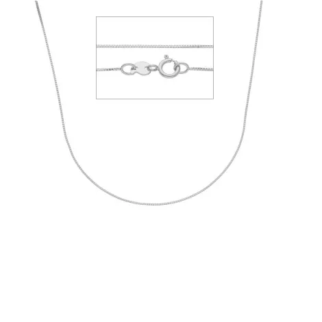 Collana Veneziana Oro Bianco 9kt