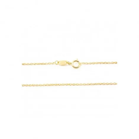 Collana Raggi Oro Giallo 18KT Catena Mini Groumette 50cm