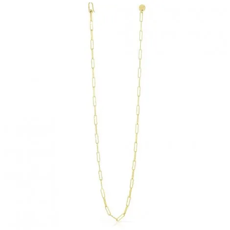 Collana Unoaerre Bronzo Giallo con anelli ovali EXH4874