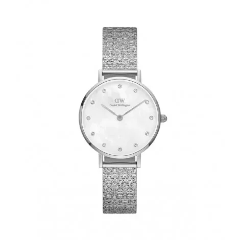 Daniel Wellington Orologio Solo Tempo Petite Lumine Pressed Madreperla Silver DW00100592