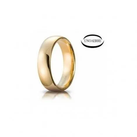Fede Unoaerre Comoda Oro Giallo 4 mm Misura 26-30