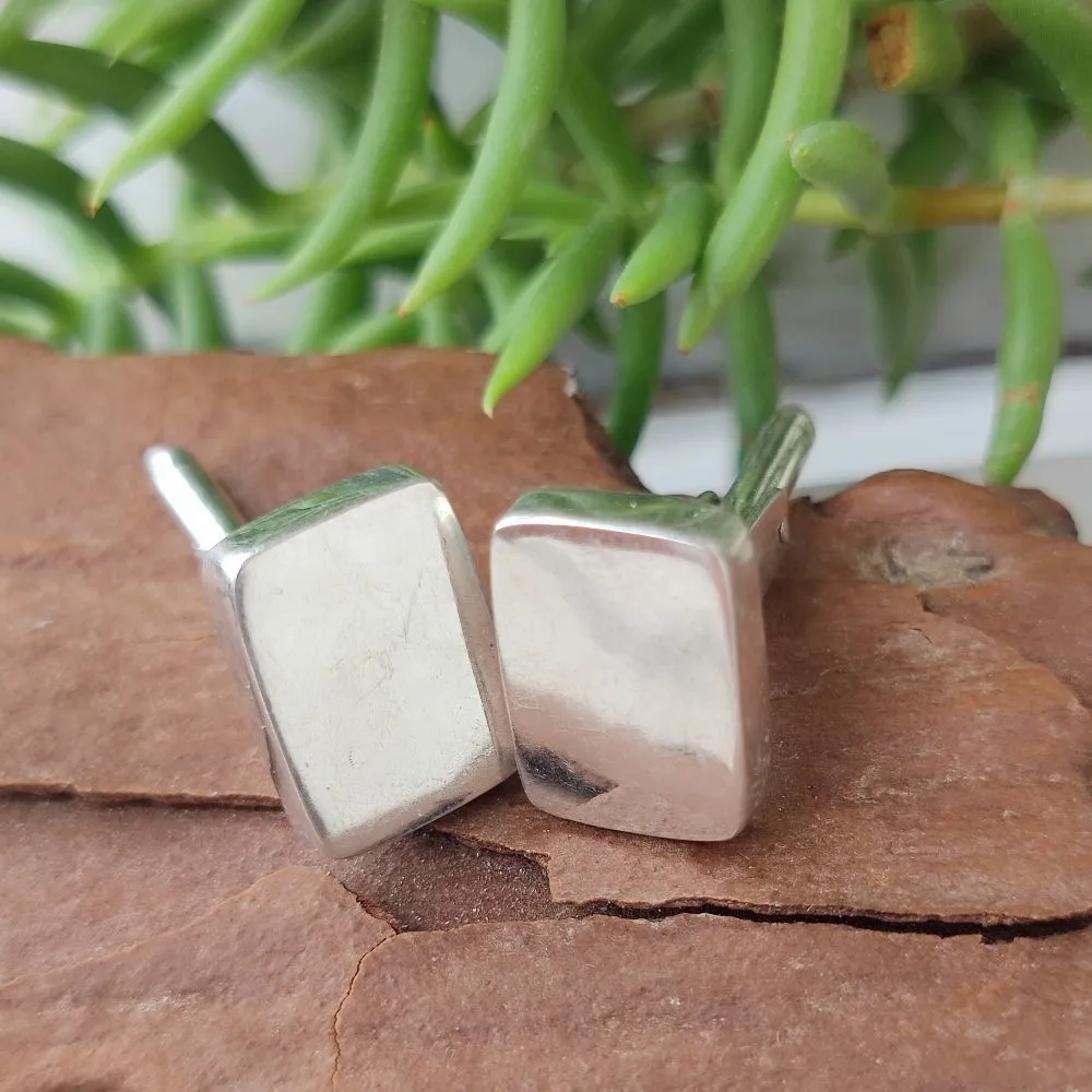 925 Silver Rectangular CUFFLINKS - KEANU