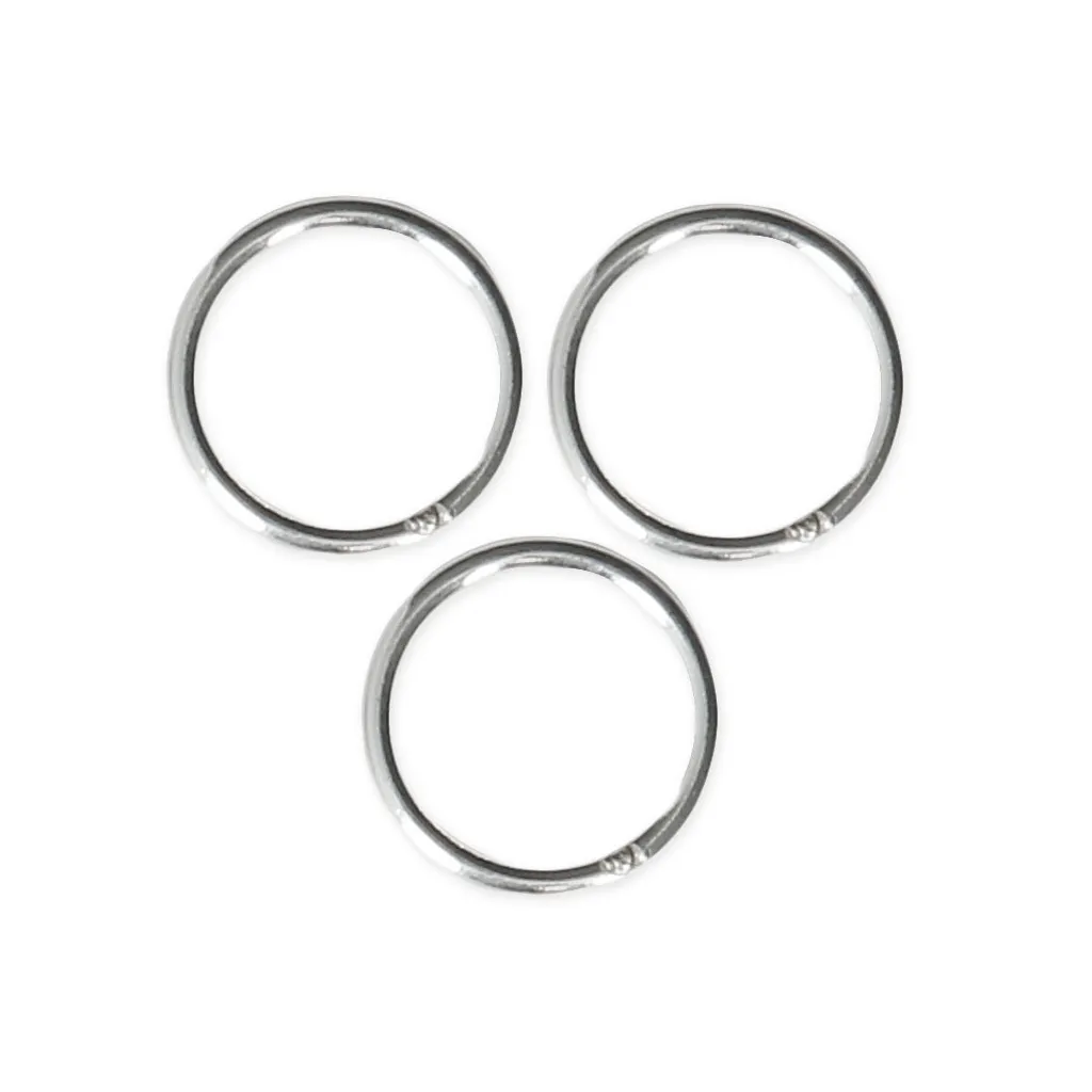 Anellini chiusi mm. 8x0.75 in Argento 925 x5
