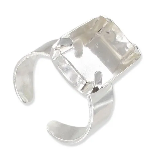 Anello Castone 4610 mm. 18x13 Argento 925 x1