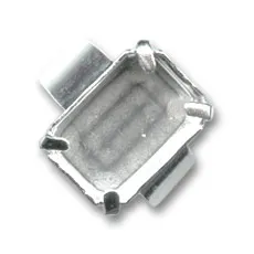 Anello Castone mm. 18x13 argentato x1