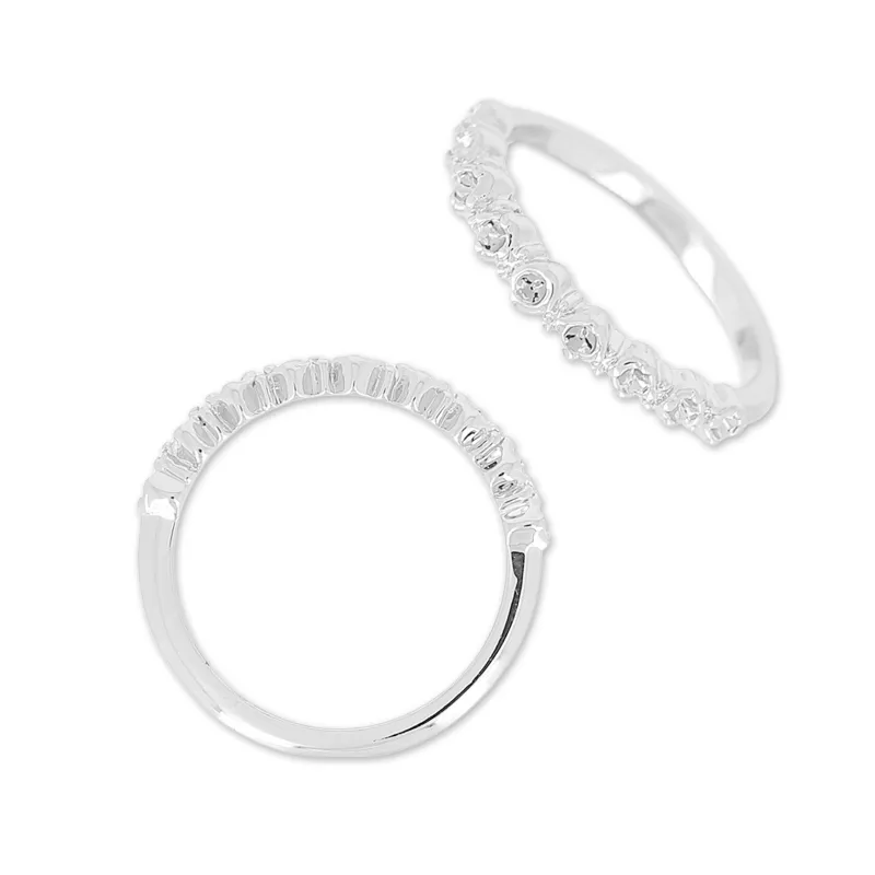 Anello per cabochon 1028 1.8 mm taglia51 rodiatox1