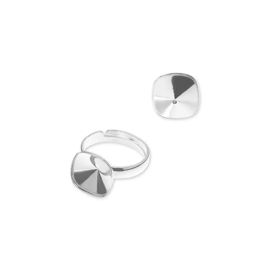 Anello per cabochon PureCrystal 4470 12 mm Argento 925