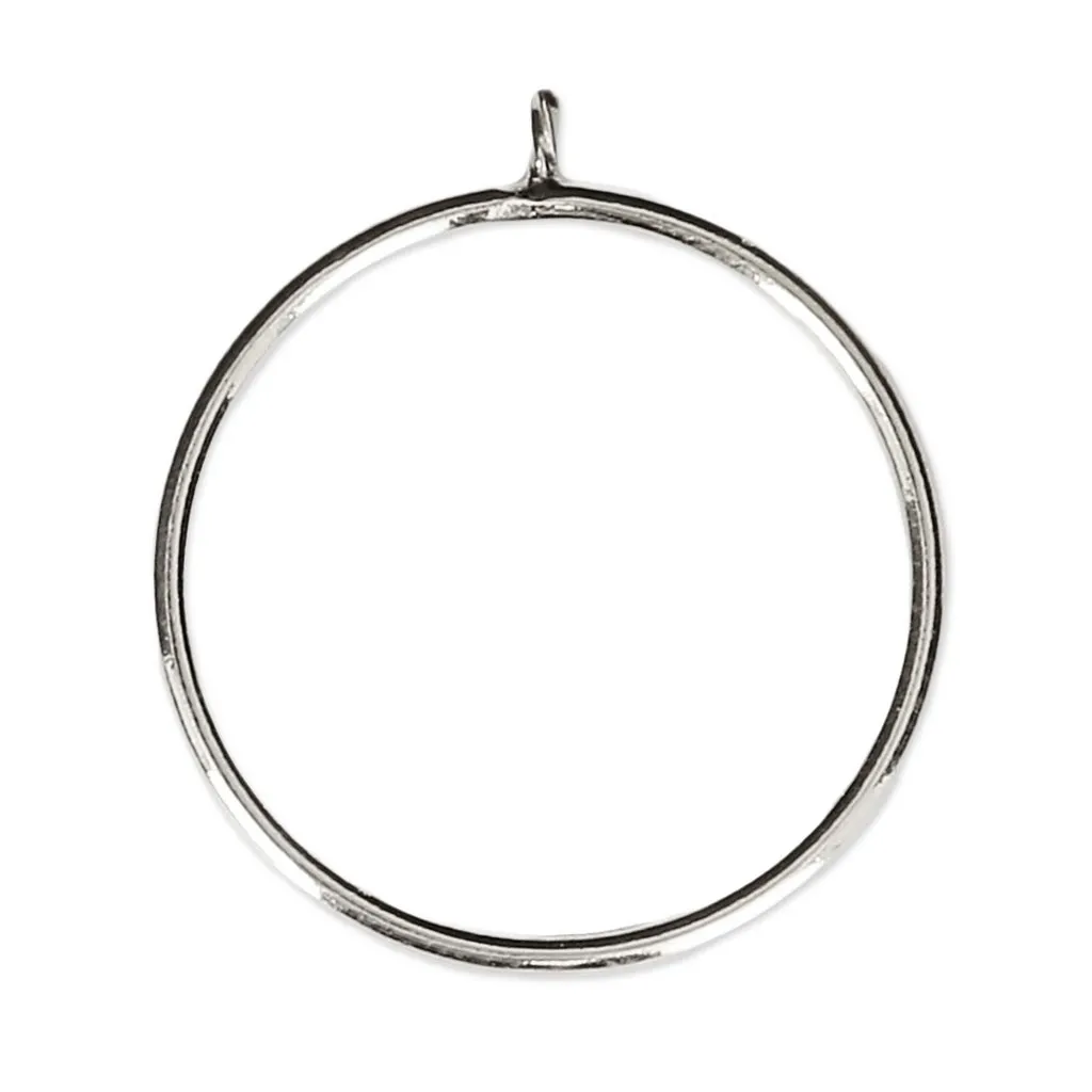 Anello per perline mezze forate 6 / 8 e 10 mm  in Argento 925 Taglia 54 x1