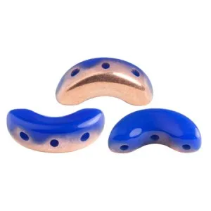 Arcos® di Puca® 5x10 mm Frost Royal Blue Capri Gold x10g