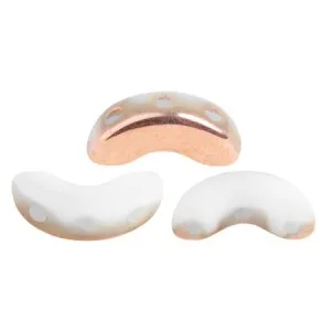 Arcos® di Puca® 5x10 mm Opaque White Capri Gold x10g
