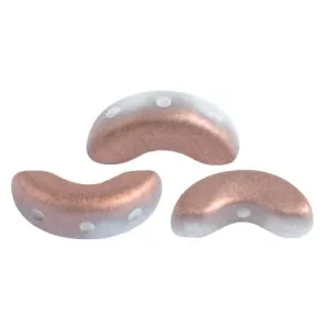 Arcos® di Puca® 5x10 mm Opaque White Mat Capri Gold x10g