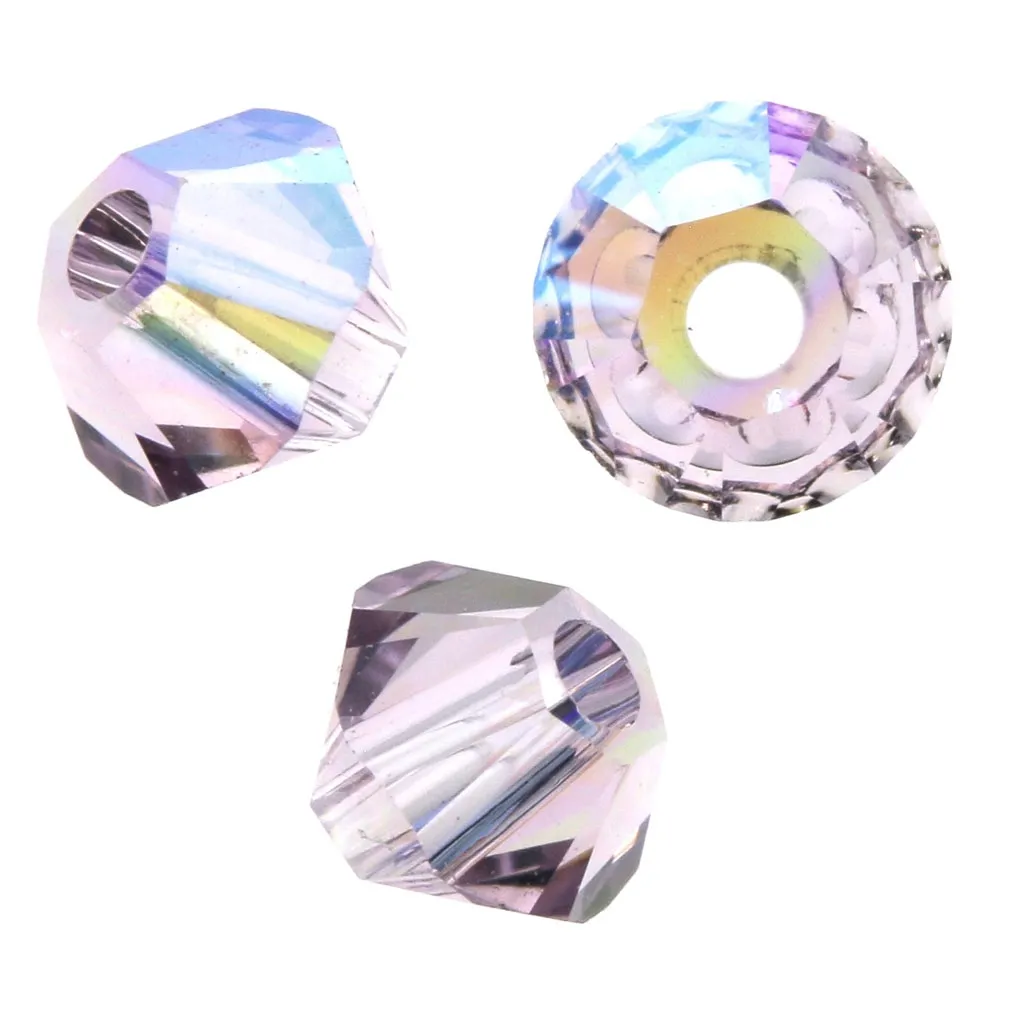 Biconi PureCrystal 5328 3 mm Light Amethyst Shimmer 2X x50