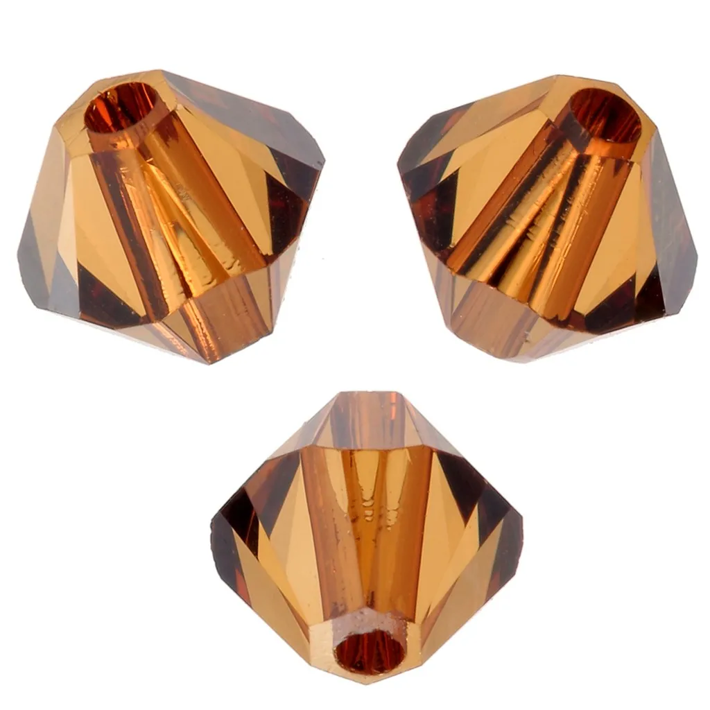 Biconi PureCrystal 5328 4 mm  Light Amber x50