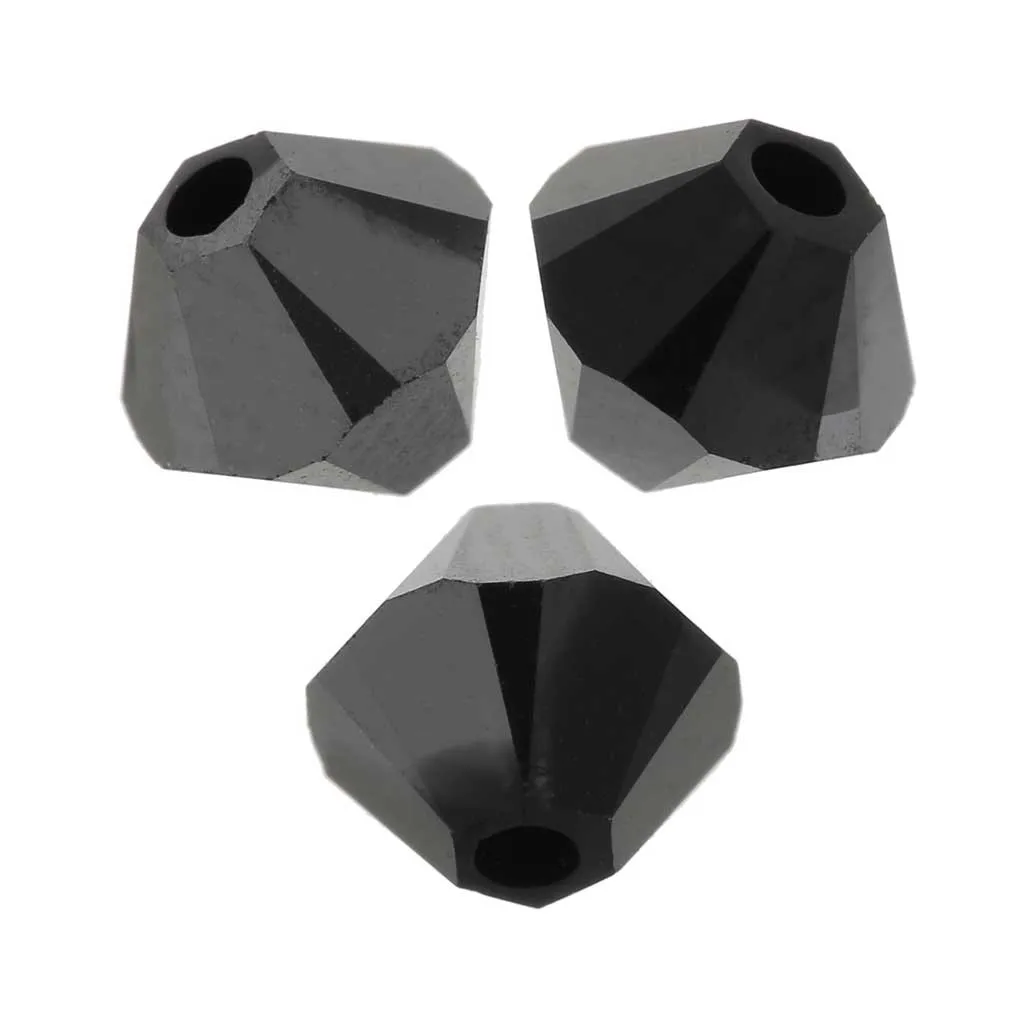 Biconi PureCrystal 5328 mm. 3 Jet Hematite x50
