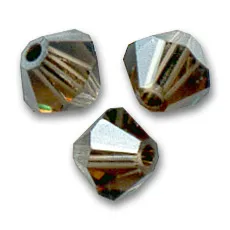 Biconi PureCrystal 5328 mm. 4 Smoky Quartz Satin x50