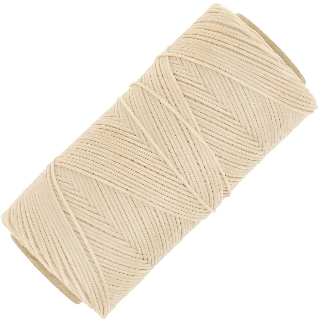 Bobina cerata Linhasita per macramè 1,4 mm - Sabbia (924) x167m