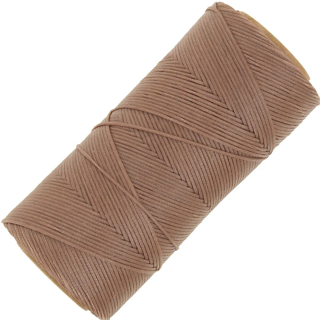 Bobina cerata Linhasita per macramè 1,4 mm - Sable (214) x167m