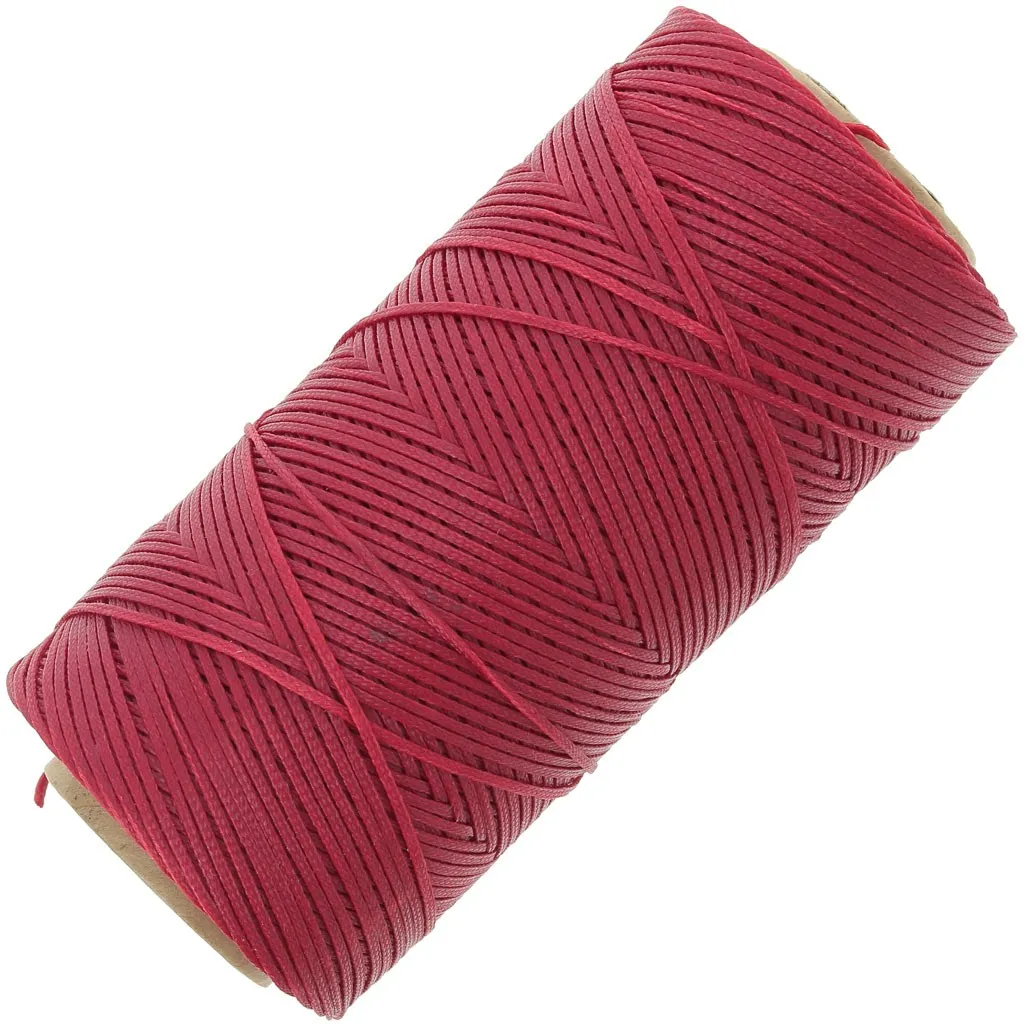 Bobina di filo cerato Linhasita per macramè 1,4 mm - Rosso (233) x167m