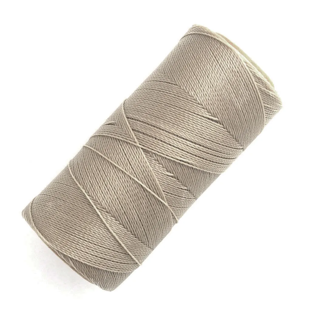 Bobina di filo cerato Linhasita per micro macramè 0,5 mm - Beige (05) x335m