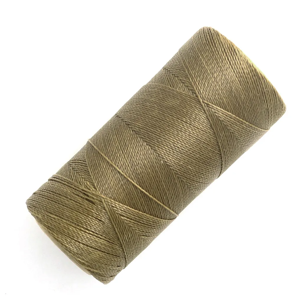 Bobina di filo cerato Linhasita per micro macramè 0,5 mm - Bronzo antico (204) x335m